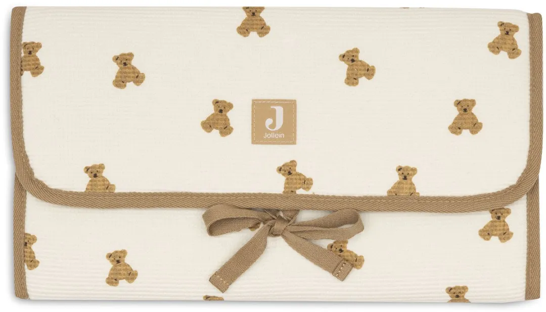 Jollein Verschoonmatjes Mini Teddy Bear / Little Waffle