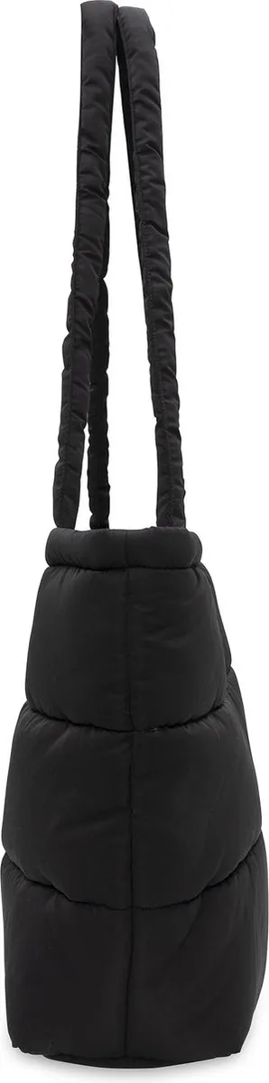Jollein Luiertas Puffed Mombag - 40x35x16cm - Zwart