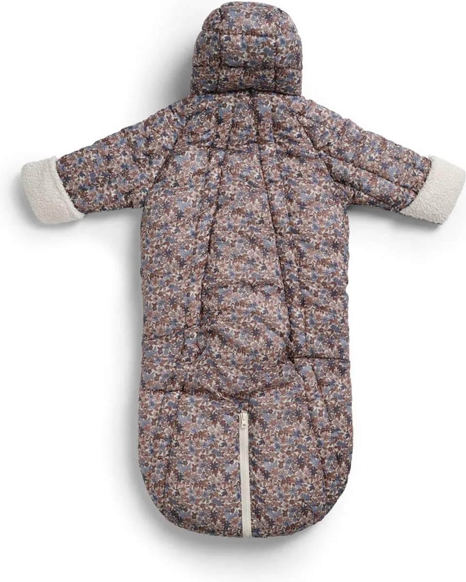 Elodie Baby Overall Voetenzak Blue Garden - Autostoel/Kinderwagen 0-12 maanden