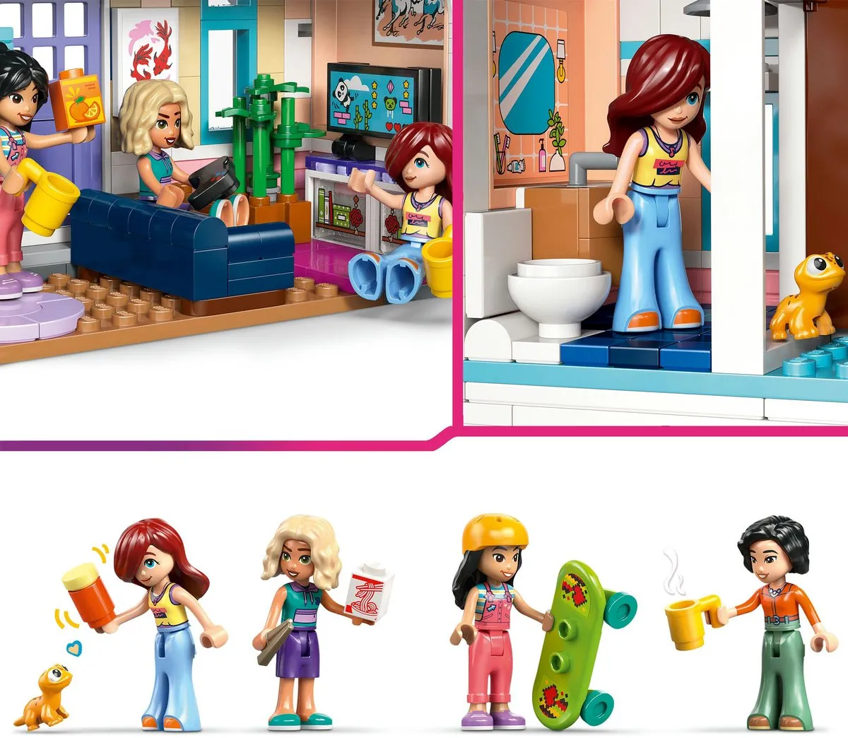 LEGO Friends Lianns Huis Bouwset - 4 Minifiguren - 2 Stuks - Multicolor - afbeelding 6 van 6