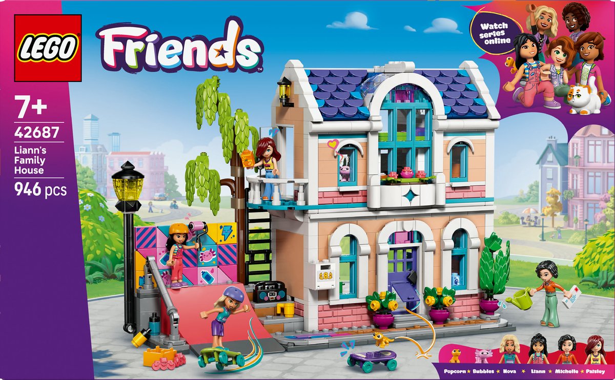 LEGO Friends familiehuis bouwset Lianns huis - creatief speelgoed.