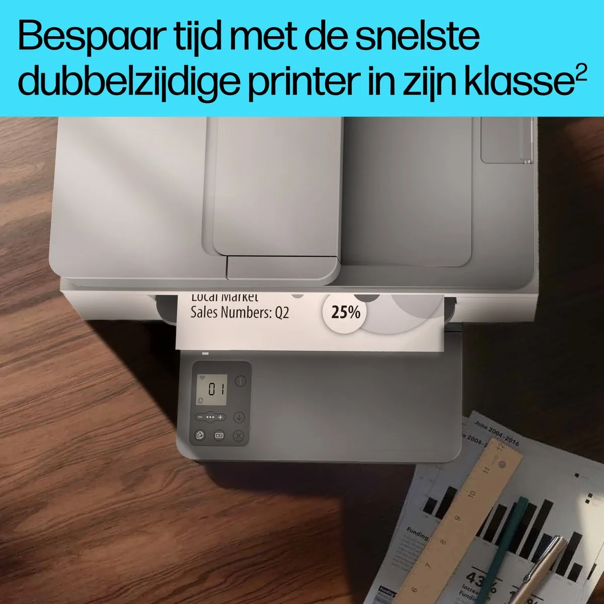 HP LaserJet M234SDN Multifunctionele Laserprinter - 150 Vel - Wit