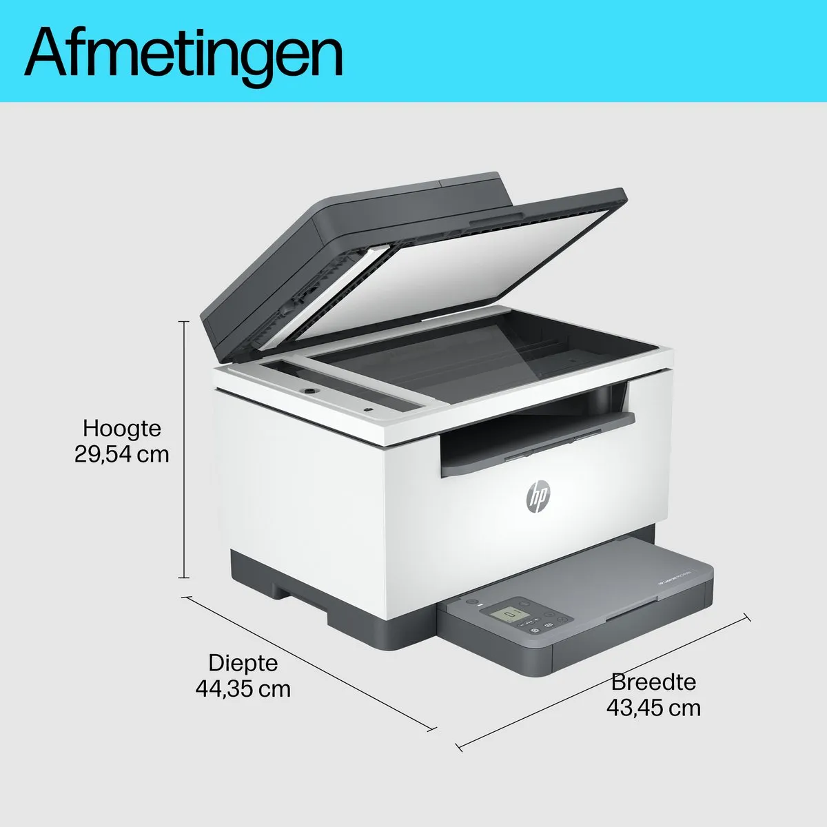 HP LaserJet M234SDN Multifunctionele Laserprinter - 150 Vel - Wit