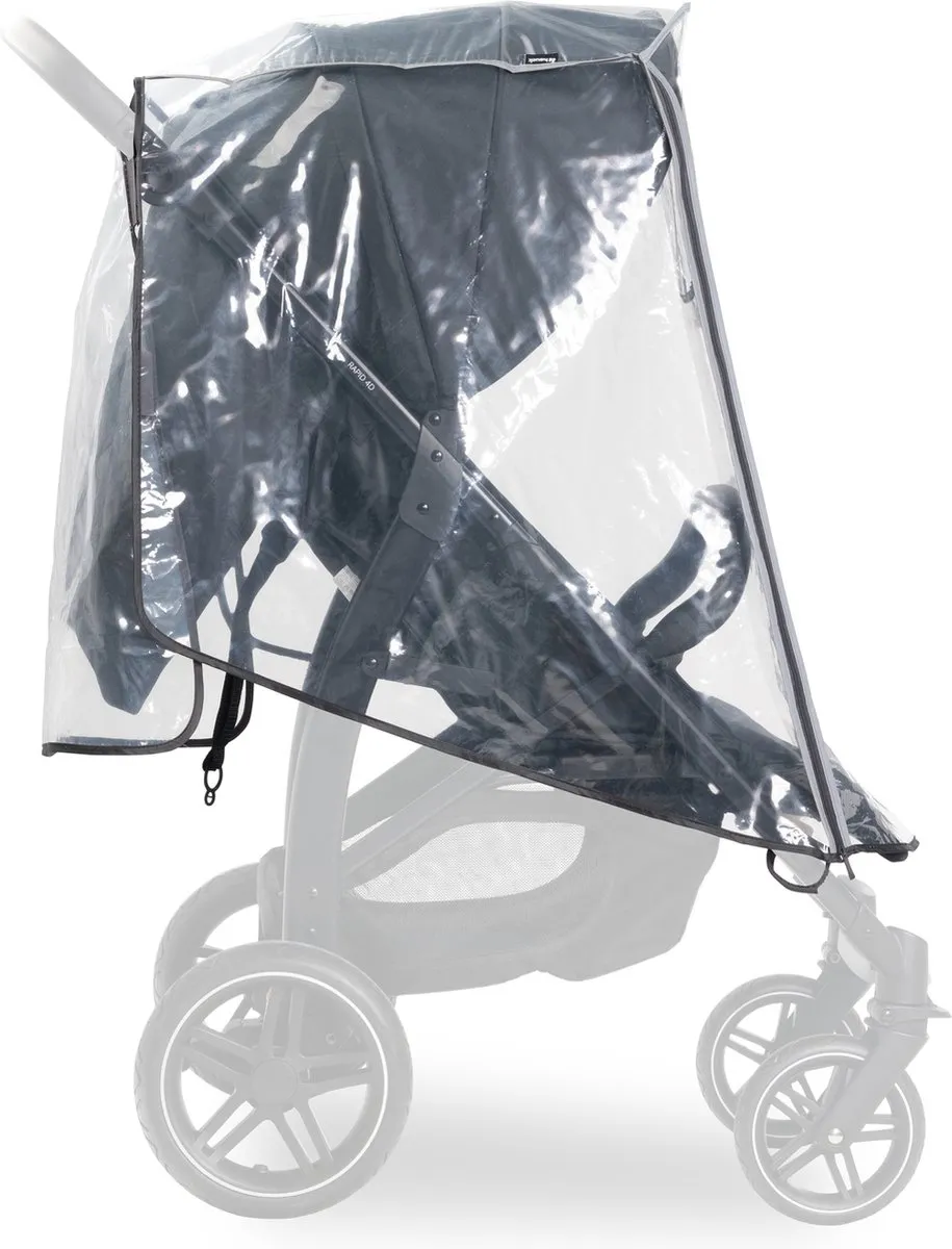 Hauck Raincover Regenhoes voor Buggy - Transparant