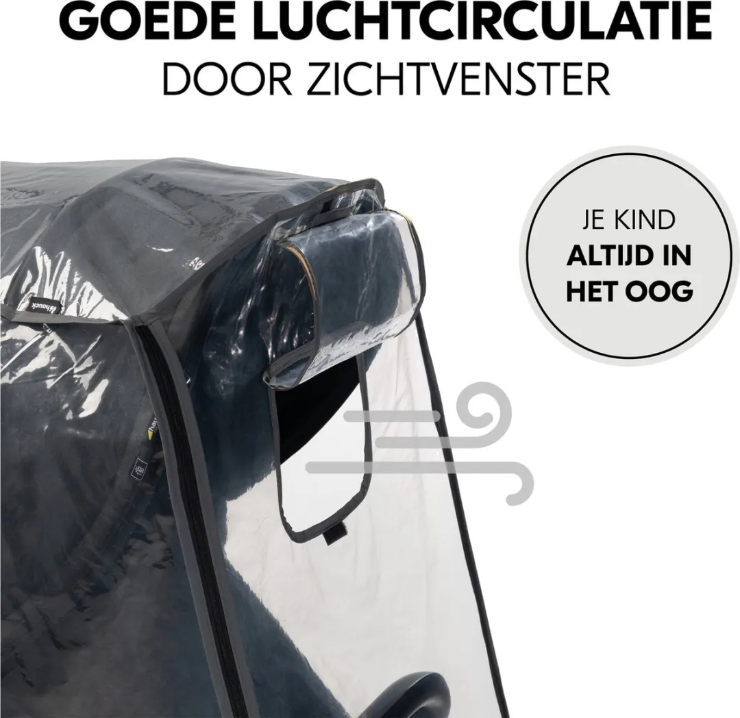 Hauck Raincover Regenhoes voor Buggy - Transparant
