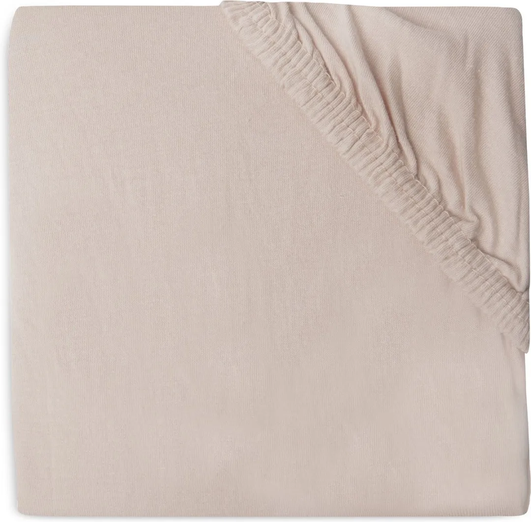 Jollein Hoeslaken Jersey 70x140/75x150cm - Pale Pink
