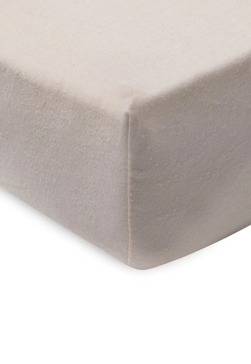 Jollein Hoeslaken Jersey 70x140/75x150cm - Pale Pink