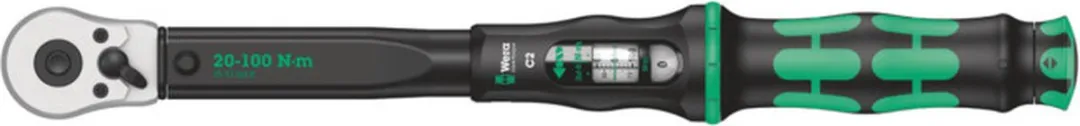 Wera Momentsleutel 80-400Nm 3/4" - Zwart/ Groen - afbeelding 2 van 6