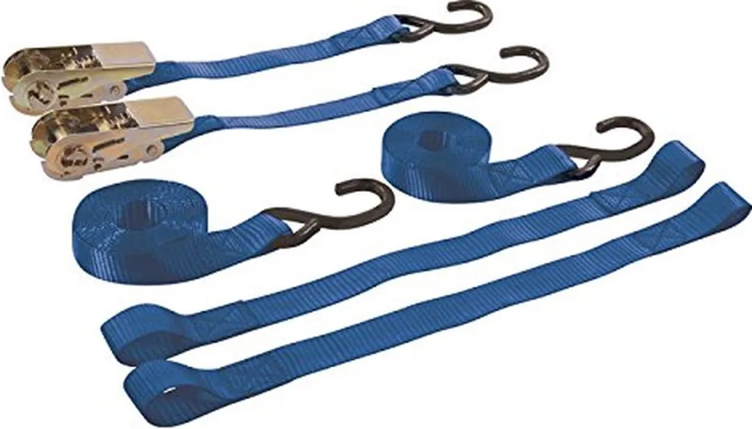 Silverline Motorfiets Spanbanden Set 700kg - 4-delig - Polyester