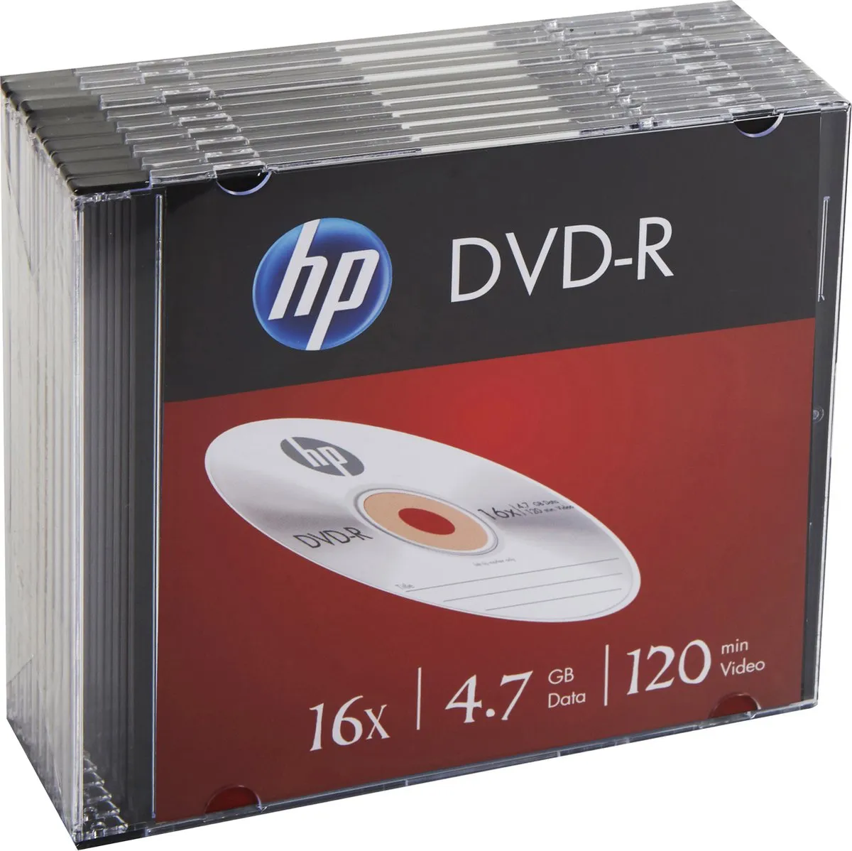 HP DME00085 DVD-R 4,7GB - 10 Stuks