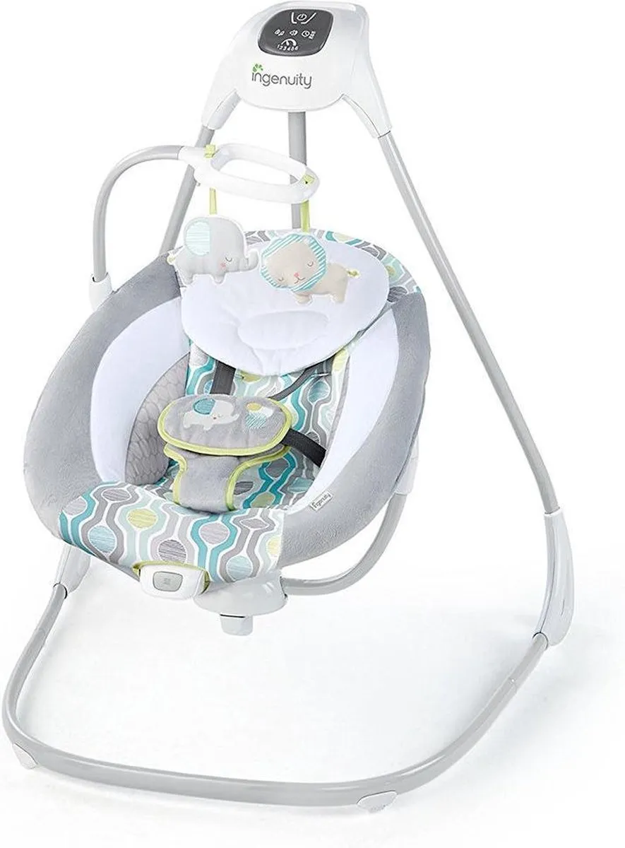 Bright Starts Comfort Cradling Babyschommel Everston - Grijs