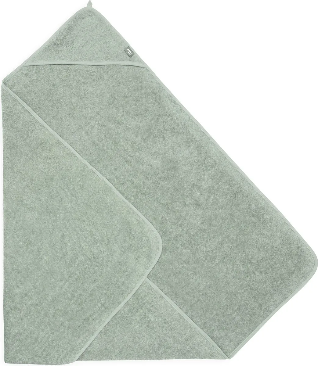 Jollein Badcape Badstof 100x100cm - Baby Handdoek Ash Green