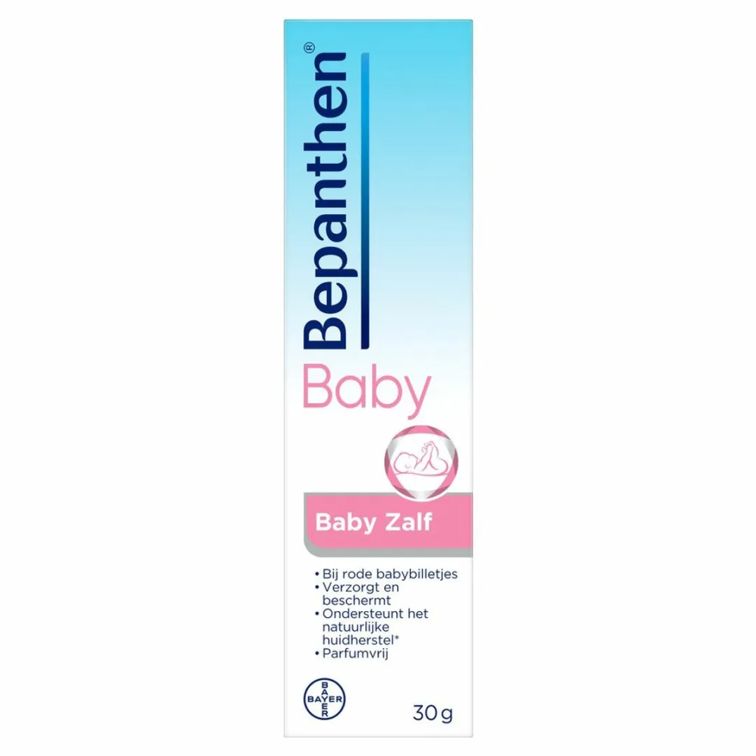 ​Bepanthen Baby Zalf 30 gram | Beschermt en Verzorgt de Kwetsbare Babyhuid | Ondersteunt Natuurlijk Huidherstel | Vrij van Parfum en Conserveermiddelen ​