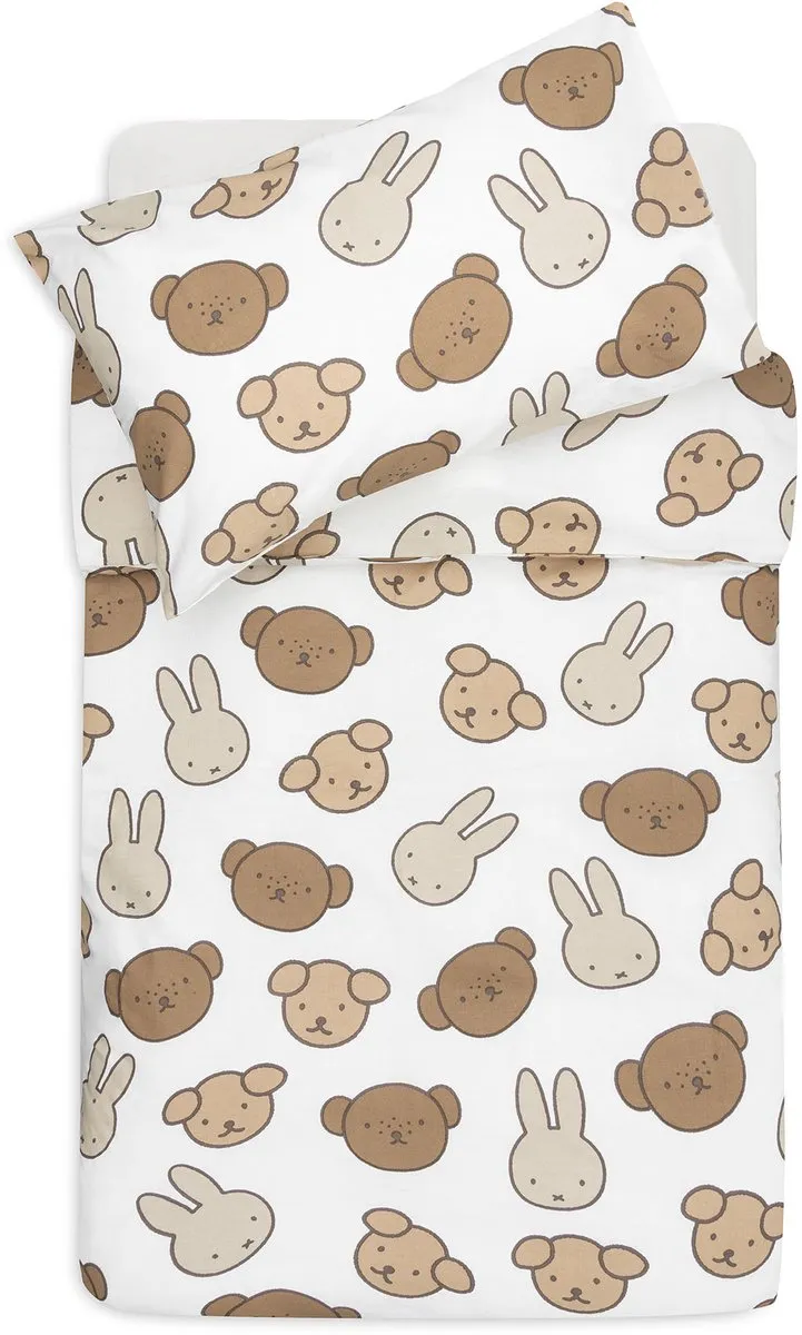 Jollein Dekbedovertrek Miffy and Friends 100x140cm
