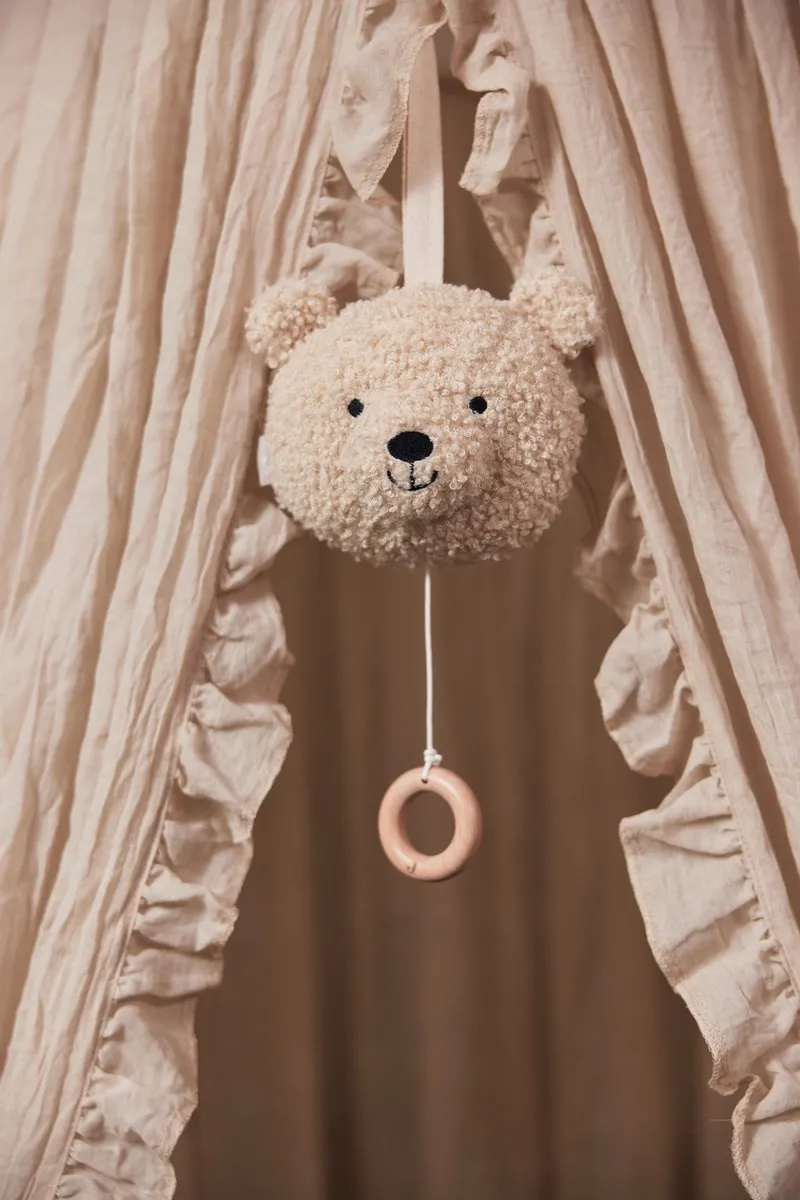Jollein Klamboe Vintage 245cm - 55cm Ring - Nougat