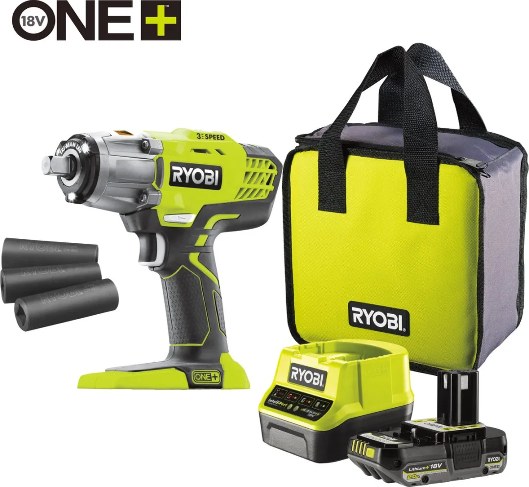 Ryobi ONE+ R18IW3-120S3 Slagmoersleutel 18V