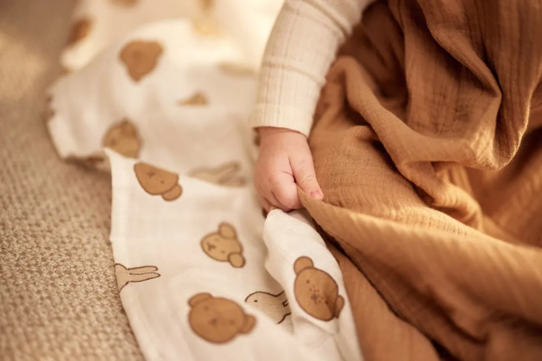 Jollein Baby Hydrofiel Slaapzak 70cm - Biscuit