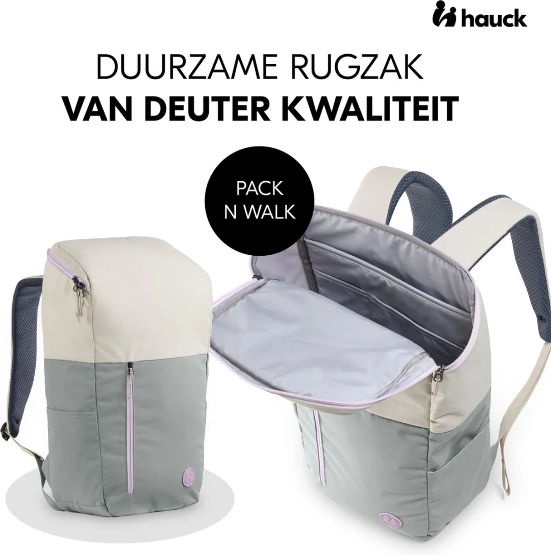 Hauck Pack N Walk Luiertas - Beige - afbeelding 6 van 6