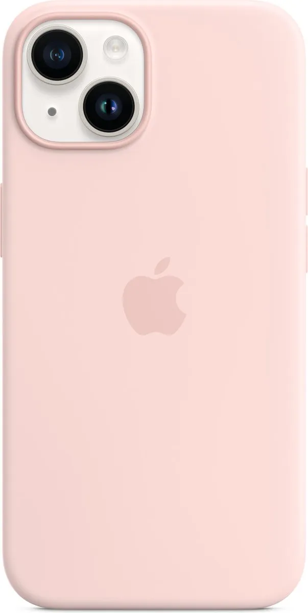 Apple iPhone 14 Siliconenhoesje MW5V3ZM/A - MagSafe - Roze - afbeelding 2 van 3
