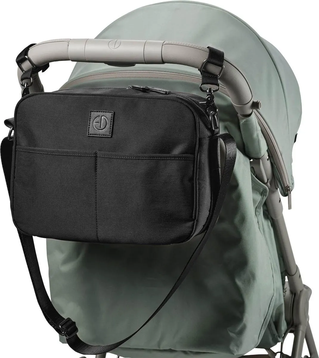 Elodie Crossbody Luiertas - Zwart