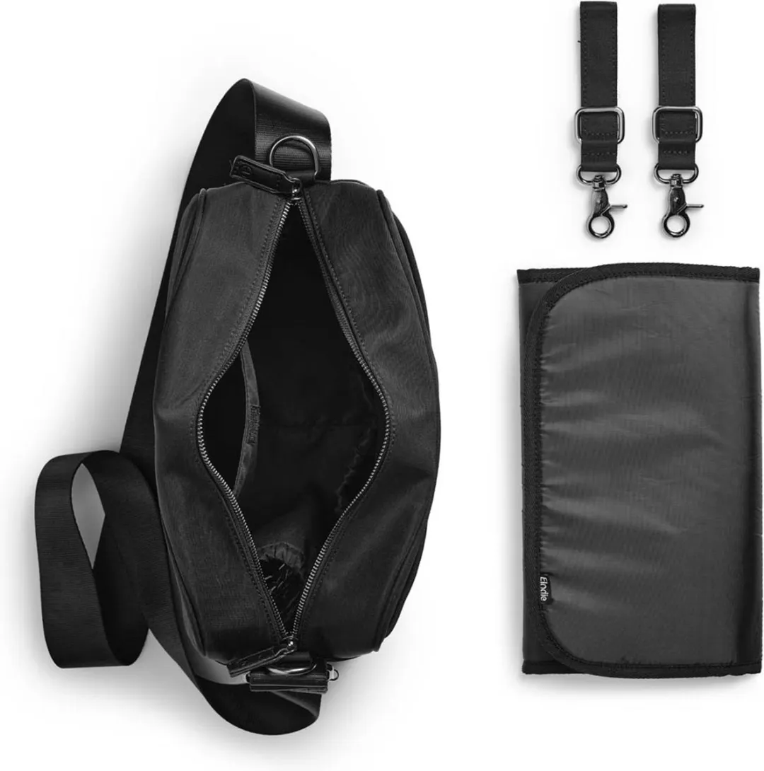 Elodie Crossbody Luiertas - Zwart