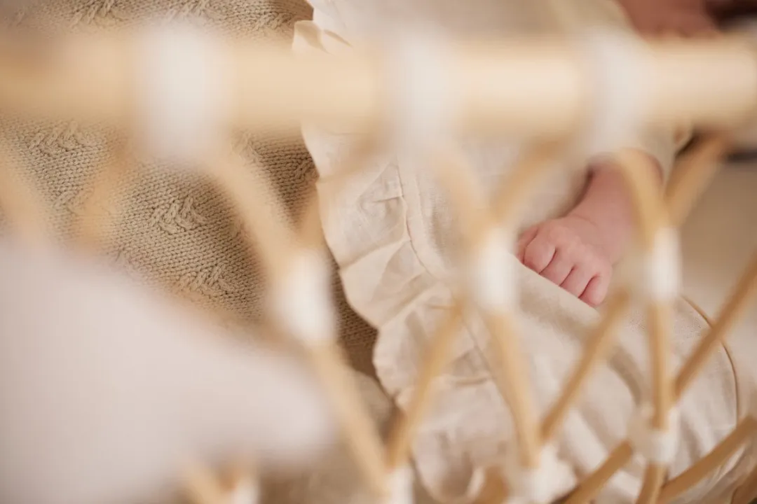 Jollein Baby Laken Ledikant 120x150cm Ruffle - Natural