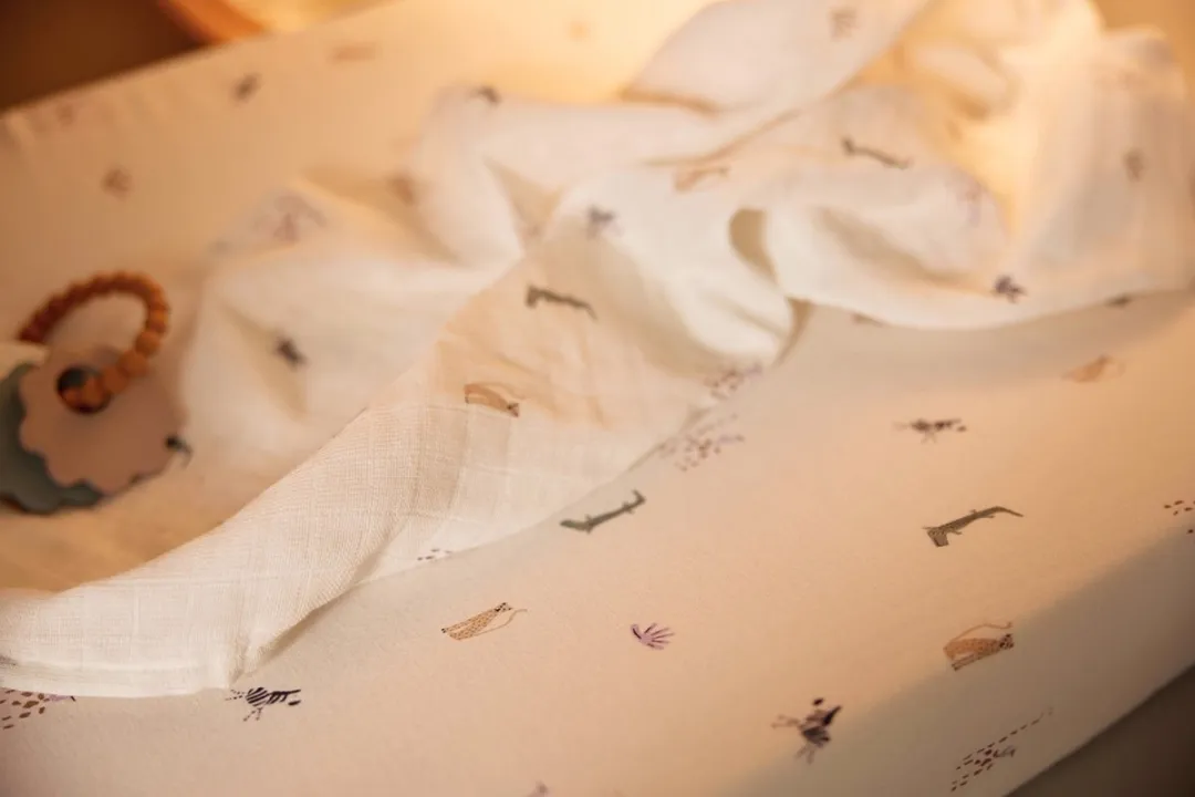 Jollein Aankleedkussenhoes Jersey 50x70cm Jungle Jambo