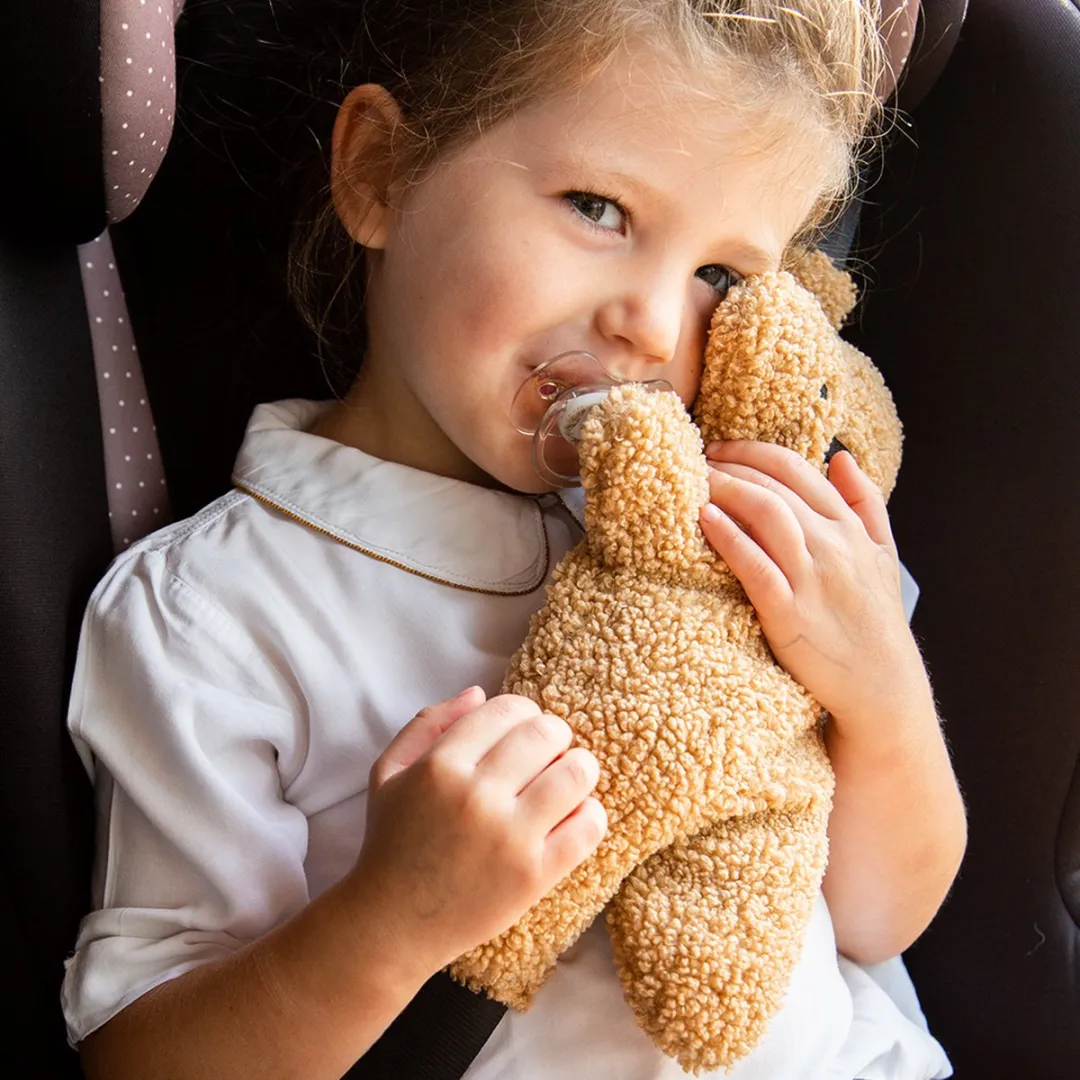 Childhome Veiligheidsgordel Teddy Bruin - Zacht Gordelkussen - Universeel