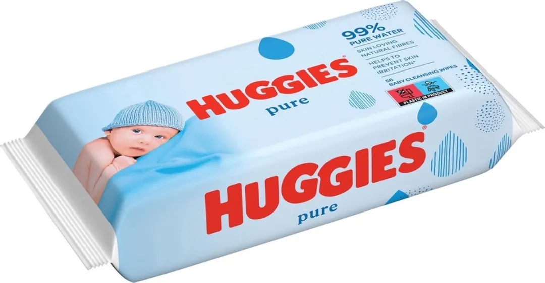 Huggies - Billendoekjes - Pure - Tegen Huidirritaties - 56 Babydoekjes - Voordeelverpakking - 6 stuks
