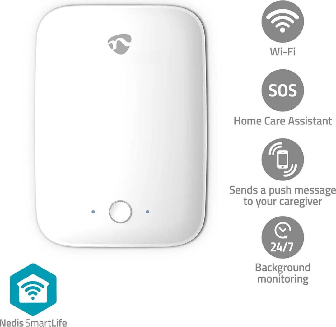 Nedis Valdetector Wi-Fi - 7m Bereik - IP54 - Wit - afbeelding 6 van 6