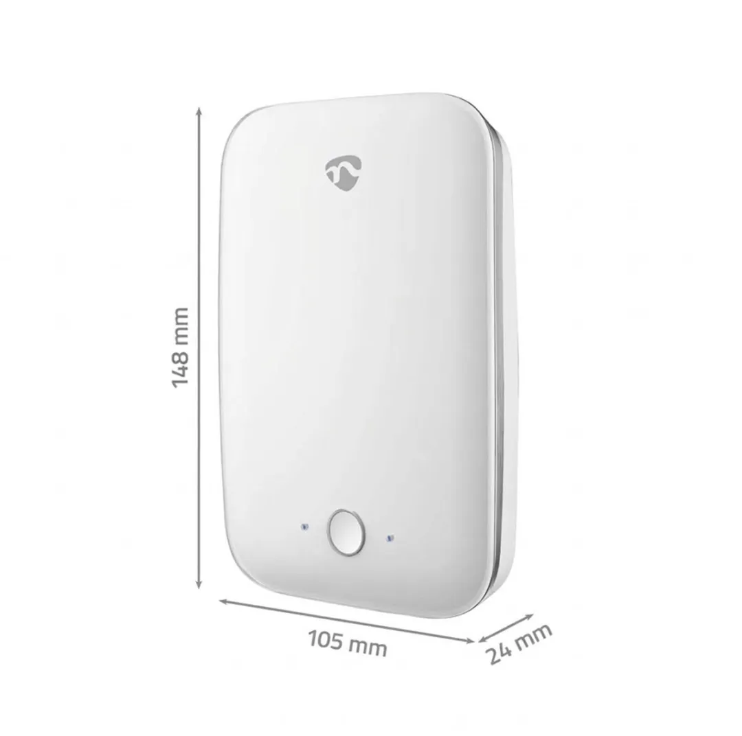Nedis Valdetector Wi-Fi - 7m Bereik - IP54 - Wit