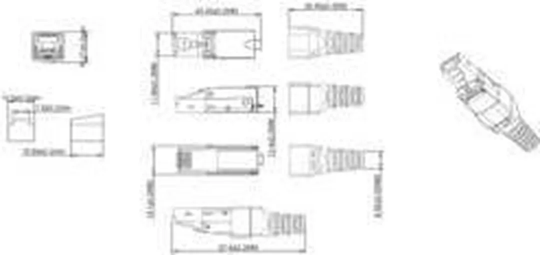 Renkforce CAT6 Veldmontagestekker RF-4538314 - 8P8C - Zwart