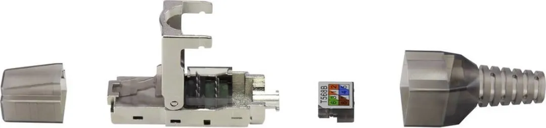 Renkforce CAT6 Veldmontagestekker RF-4538314 - 8P8C - Zwart