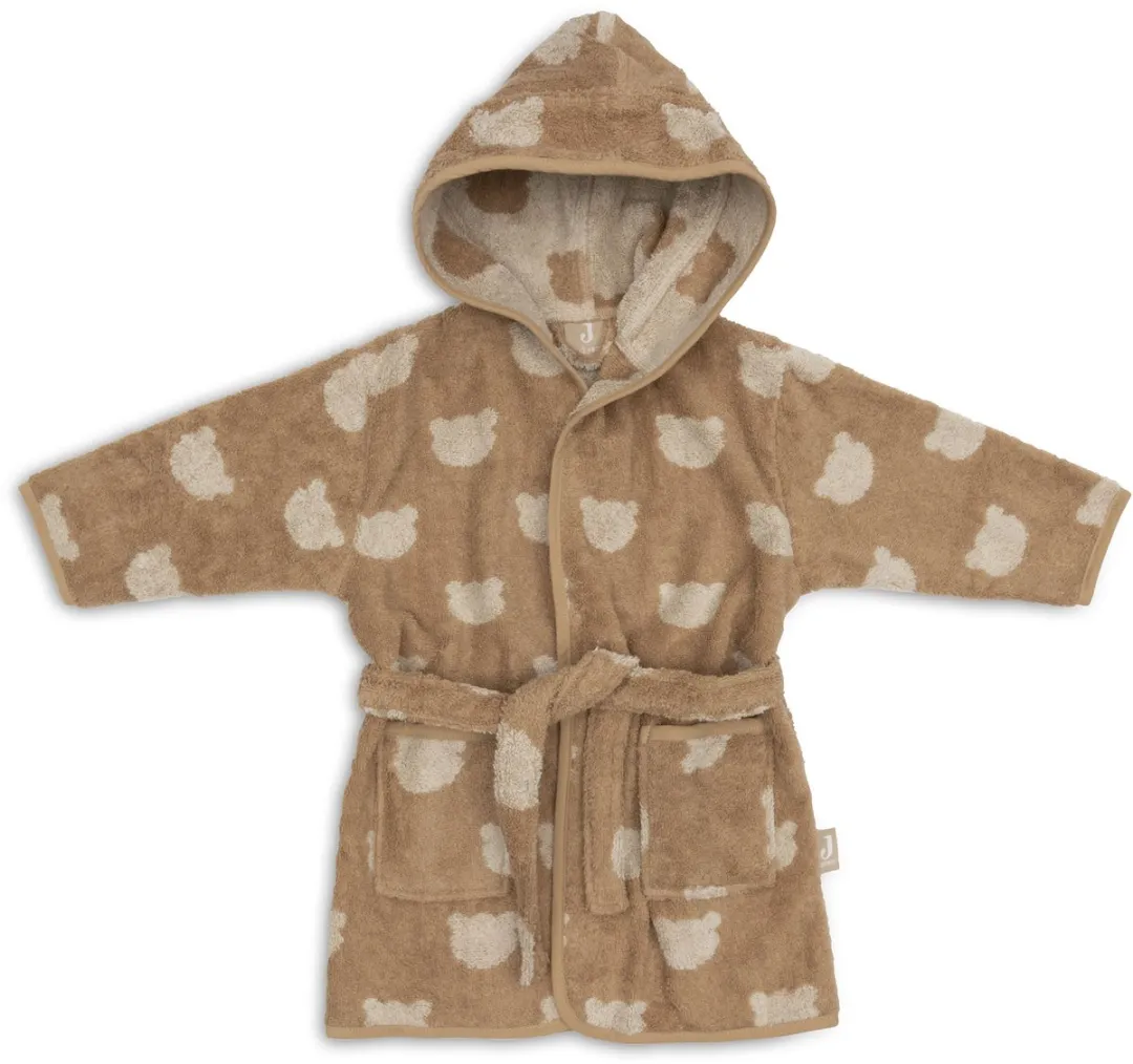 Jollein Badjas Badstof 1-2 jaar - Jacquard Teddy Bear