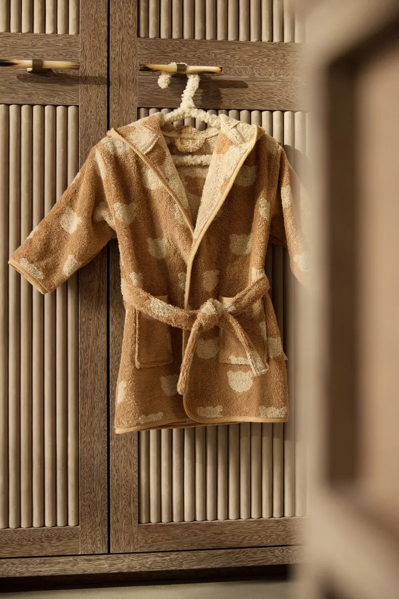Jollein Badjas Badstof 1-2 jaar - Jacquard Teddy Bear