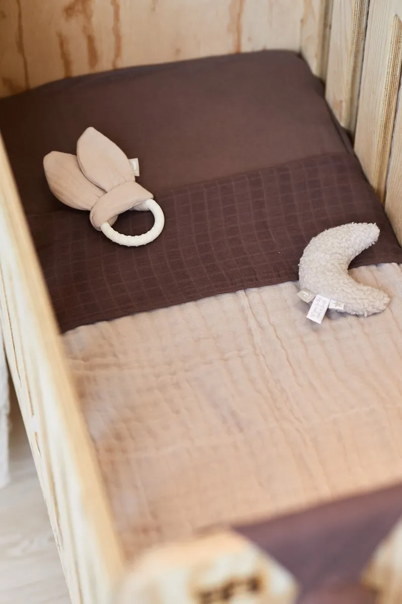 Jollein Baby Laken Wieg 75x100cm Chestnut