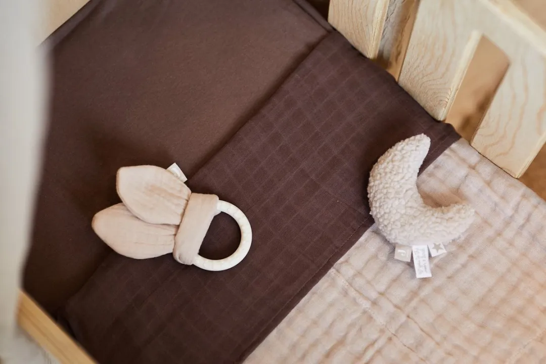 Jollein Baby Laken Wieg 75x100cm Chestnut