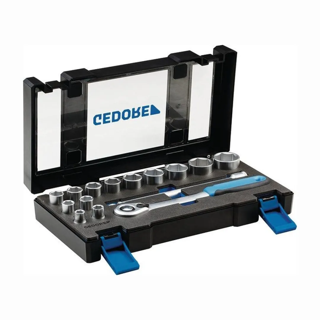 Gedore 19DMU-20 Dopsleutelset 15-delig 1/2"