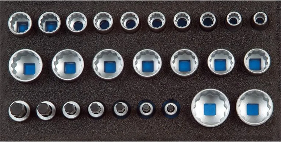 Gedore Dopsleutelinzetset 1/2" 26-delig