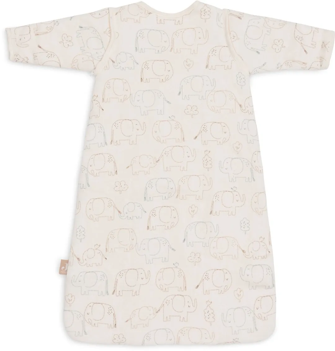 Jollein Slaapzak Baby 110cm - Afritsbare mouw - Elephant Tales - afbeelding 6 van 6