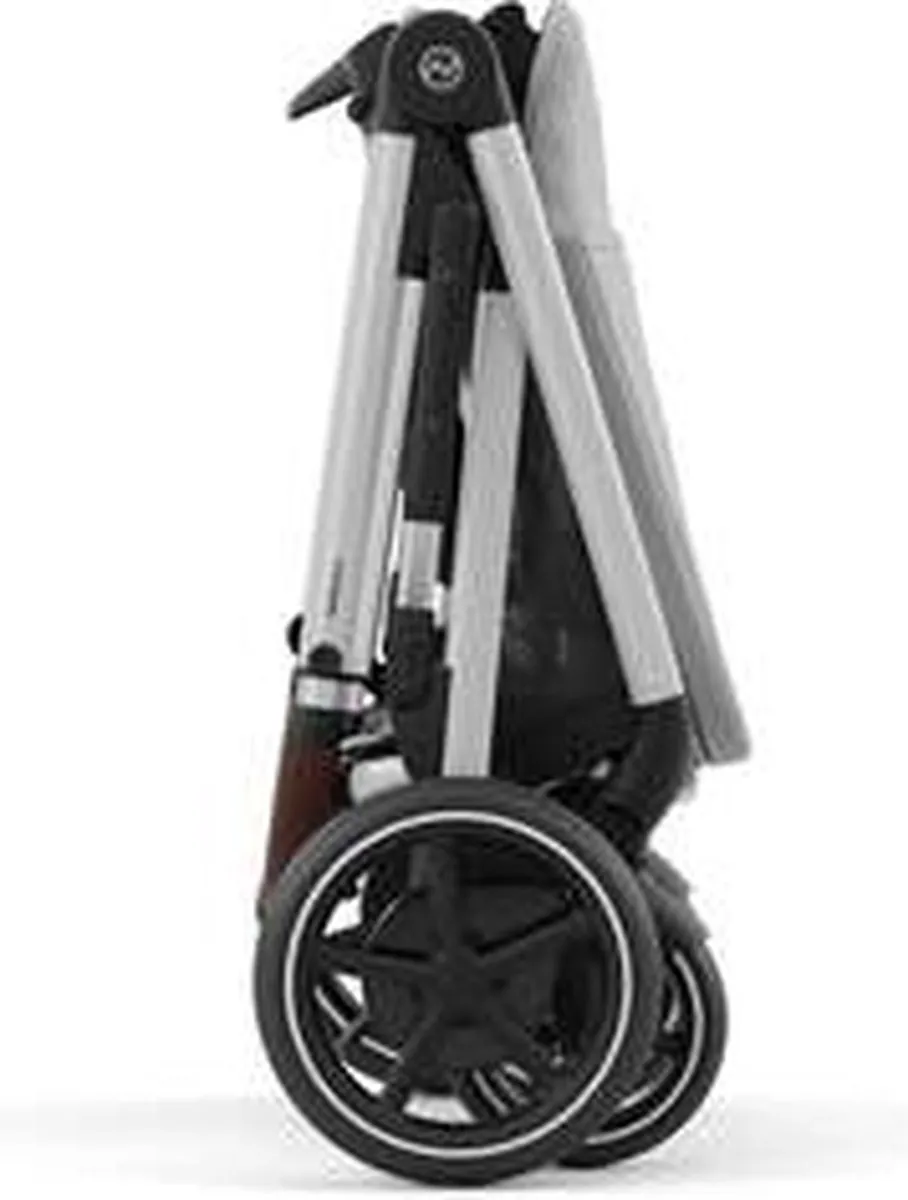 Cybex e-Gazelle S - Kinderwagen - Stone Grey - Silver Frame