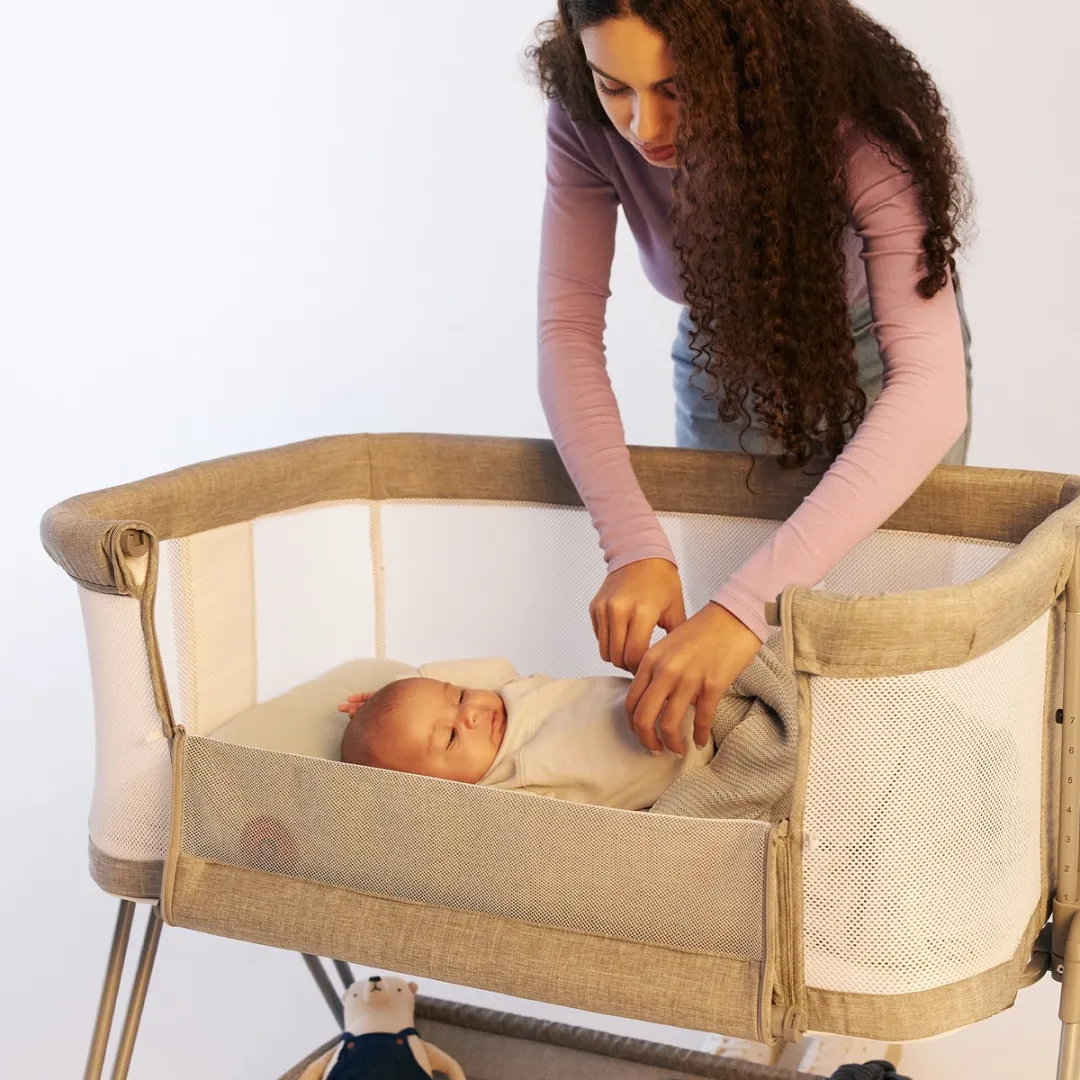 Lionelo Luna Babybedje 2-in-1 Co-Sleeper - Beige