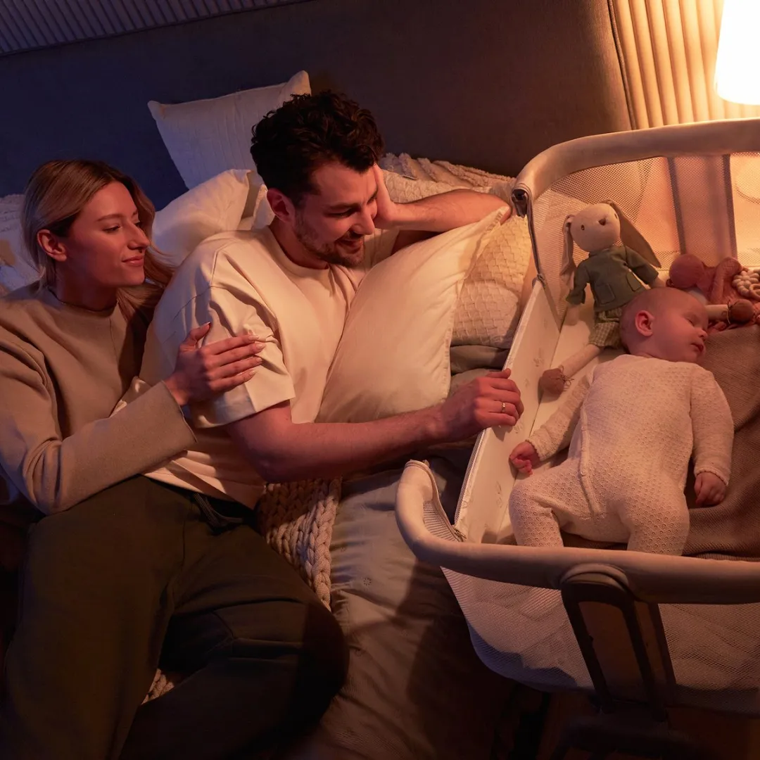 Lionelo Luna Babybedje 2-in-1 Co-Sleeper - Beige