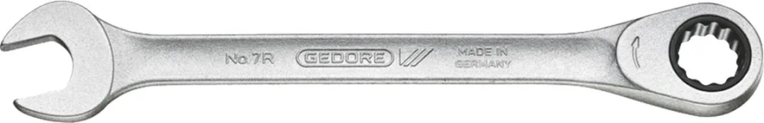 Gedore Steek- en Ringratelsleutel 8mm