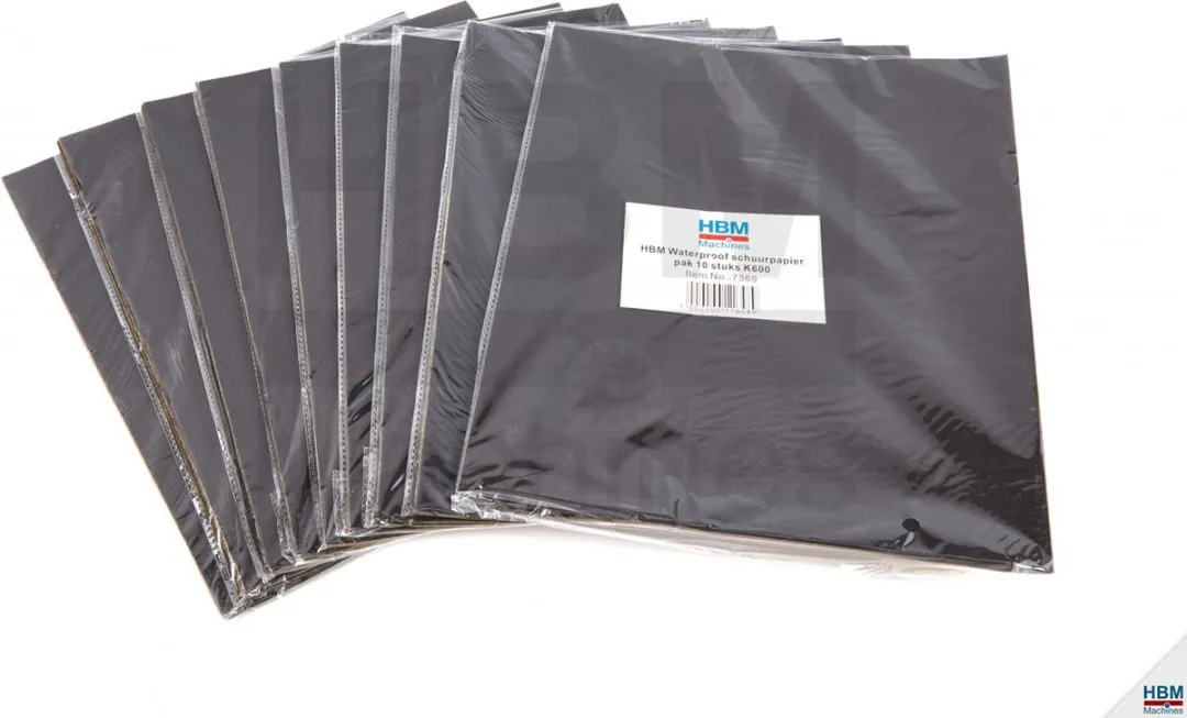 HBM Waterproof Schuurpapier K180 - 10 Stuks - afbeelding 3 van 3