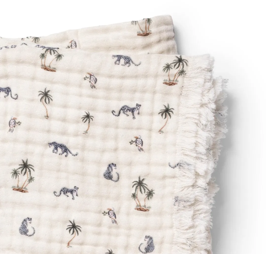 Elodie Hydrofiel Baby Deken 75x100cm - Garden Leo's Resort