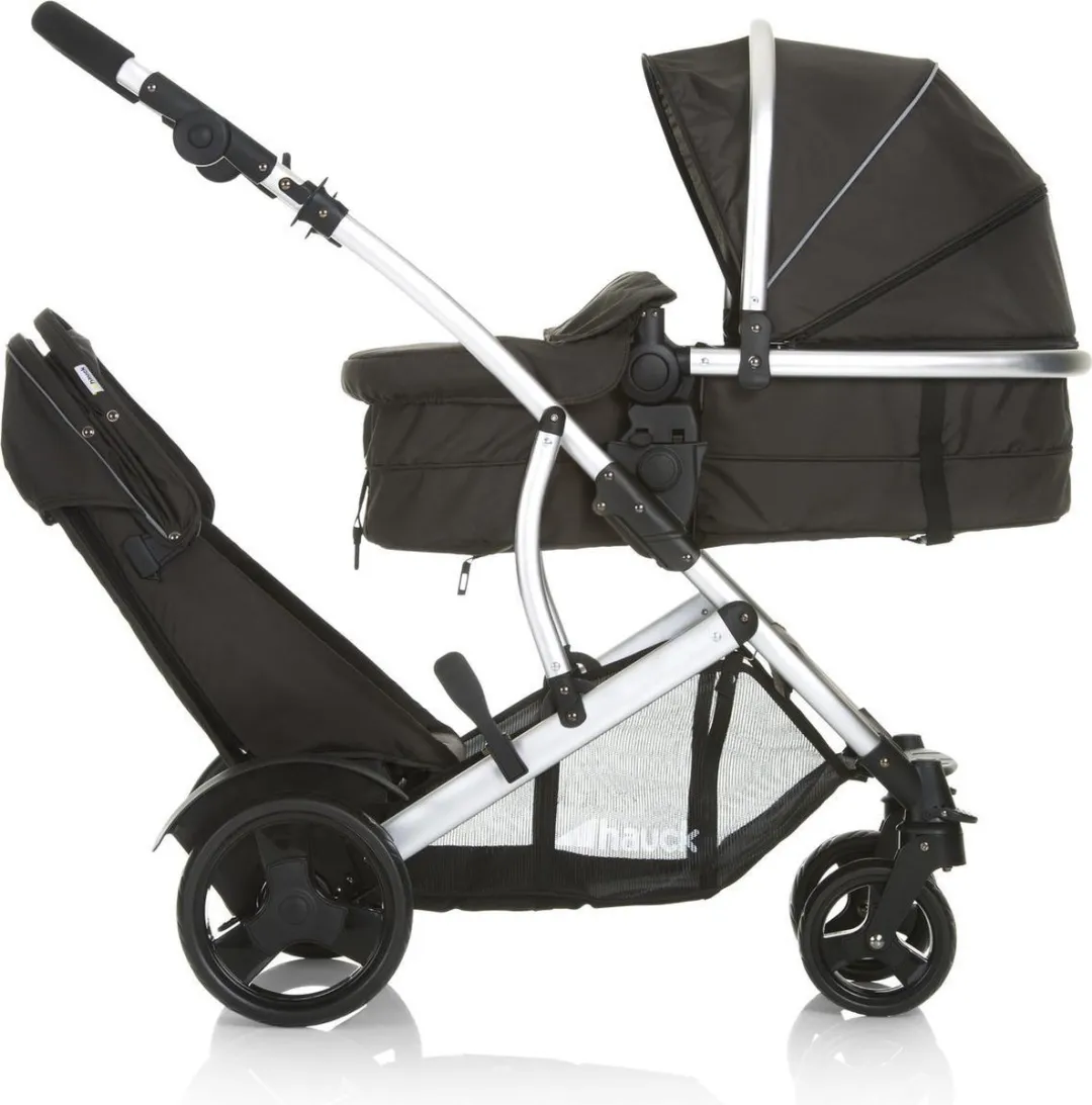 Hauck Duett 2 Duo Buggy - Zwart