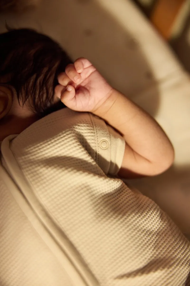 Jollein Cocoon Slaapzak Baby 0-3 Maanden Little Waffle - Sand