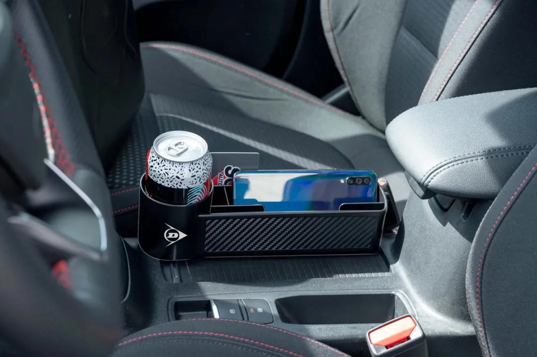 Dunlop Autostoel Organizer - Cupholder - Zwart - afbeelding 6 van 6