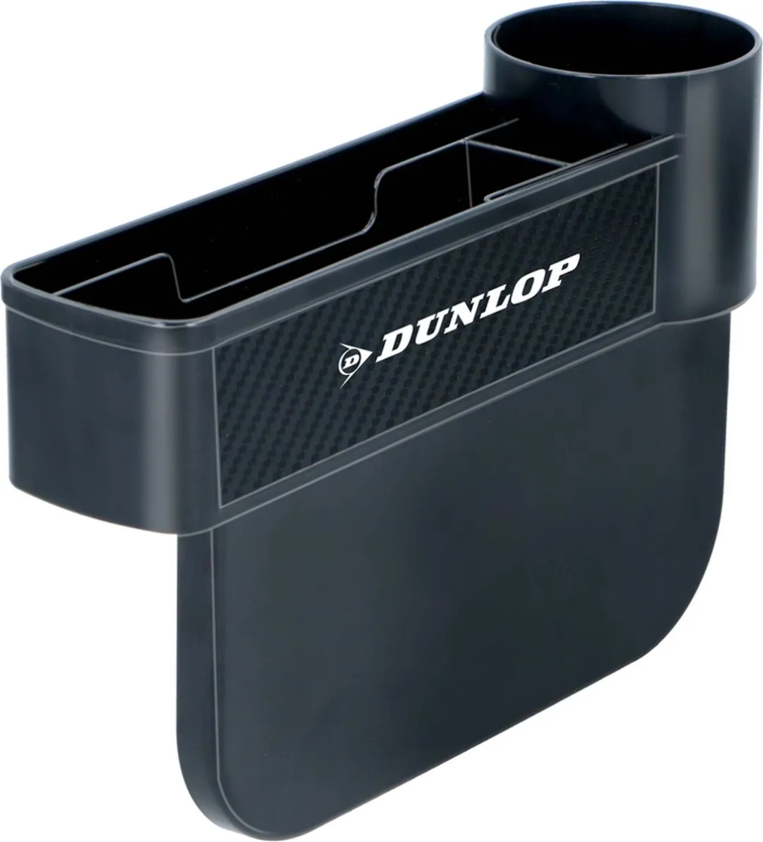 Dunlop Autostoel Organizer - Cupholder - Zwart